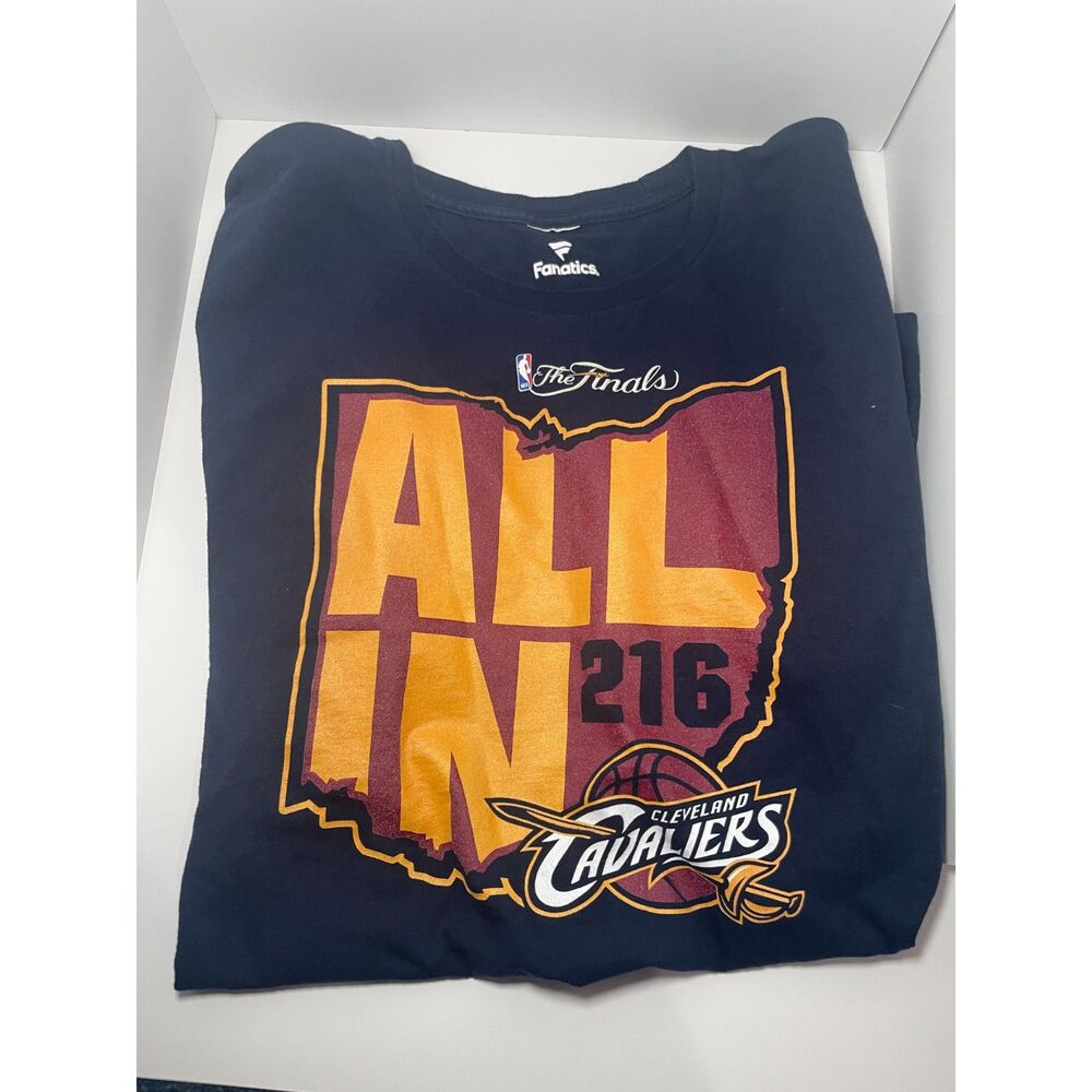 Cleveland‎ Cavaliers Cavs Basketball ALL IN 216 2016 Finals Shirt Mens L/XL